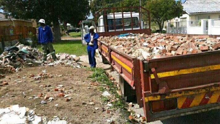 Rubble removal service